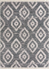 Navajo Sands Collection Area Rug -  CanyonDeChelly Rectangle Blue Gray Main