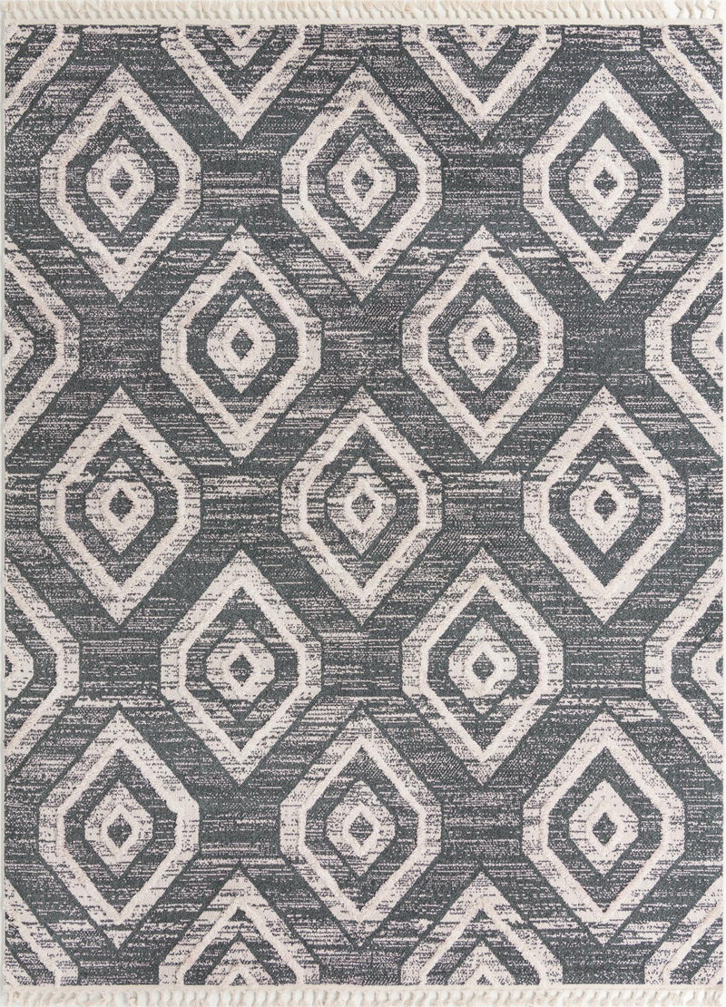 Navajo Sands Collection Area Rug -  CanyonDeChelly Rectangle Blue Gray Main