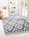 Navajo Sands Collection Area Rug -  CanyonDeChelly Rectangle Blue Gray  lifestyle 3
