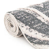 Navajo Sands Collection Area Rug -  CanyonDeChelly Round Blue Gray  lifestyle 51