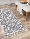 Navajo Sands Collection Area Rug -  CanyonDeChelly Runner Blue Gray  lifestyle 34