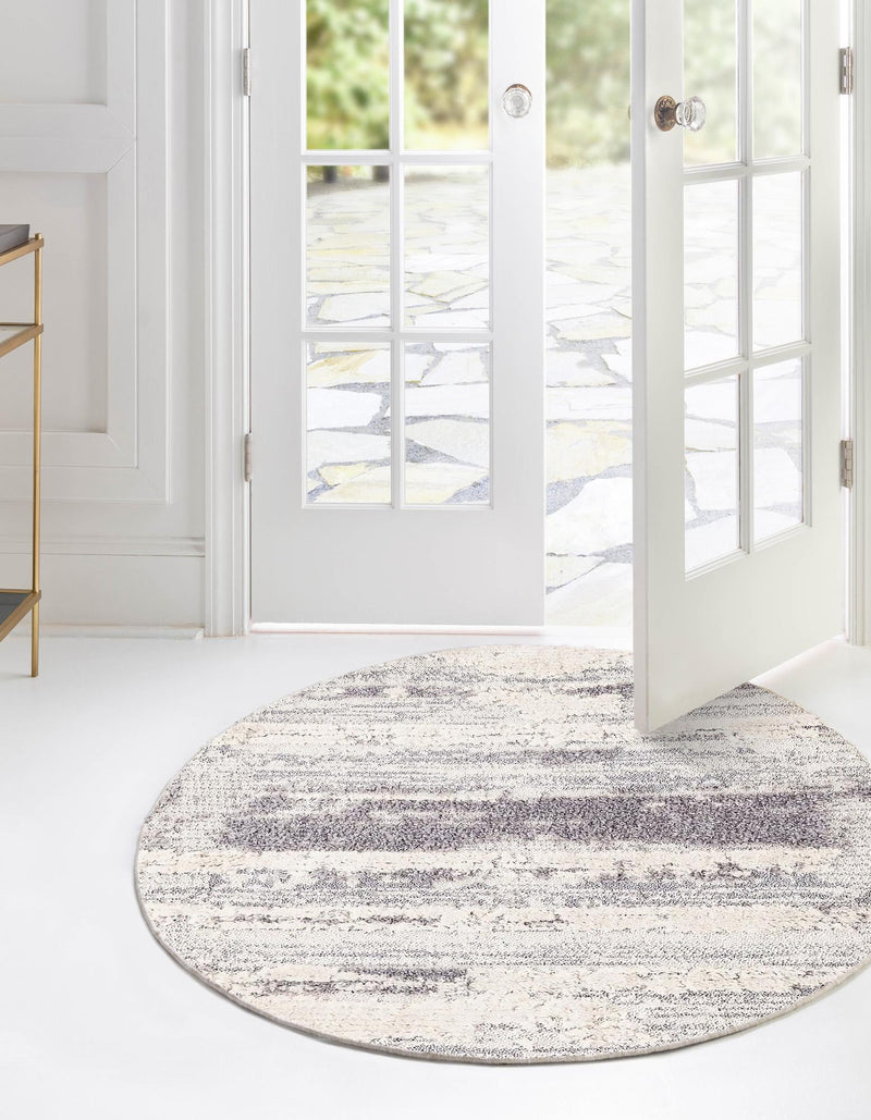 Navajo Sands Collection Area Rug -  MonumentValley Round Sand  lifestyle 23