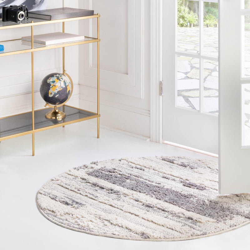 Navajo Sands Collection Area Rug -  MonumentValley Round Sand  lifestyle 49
