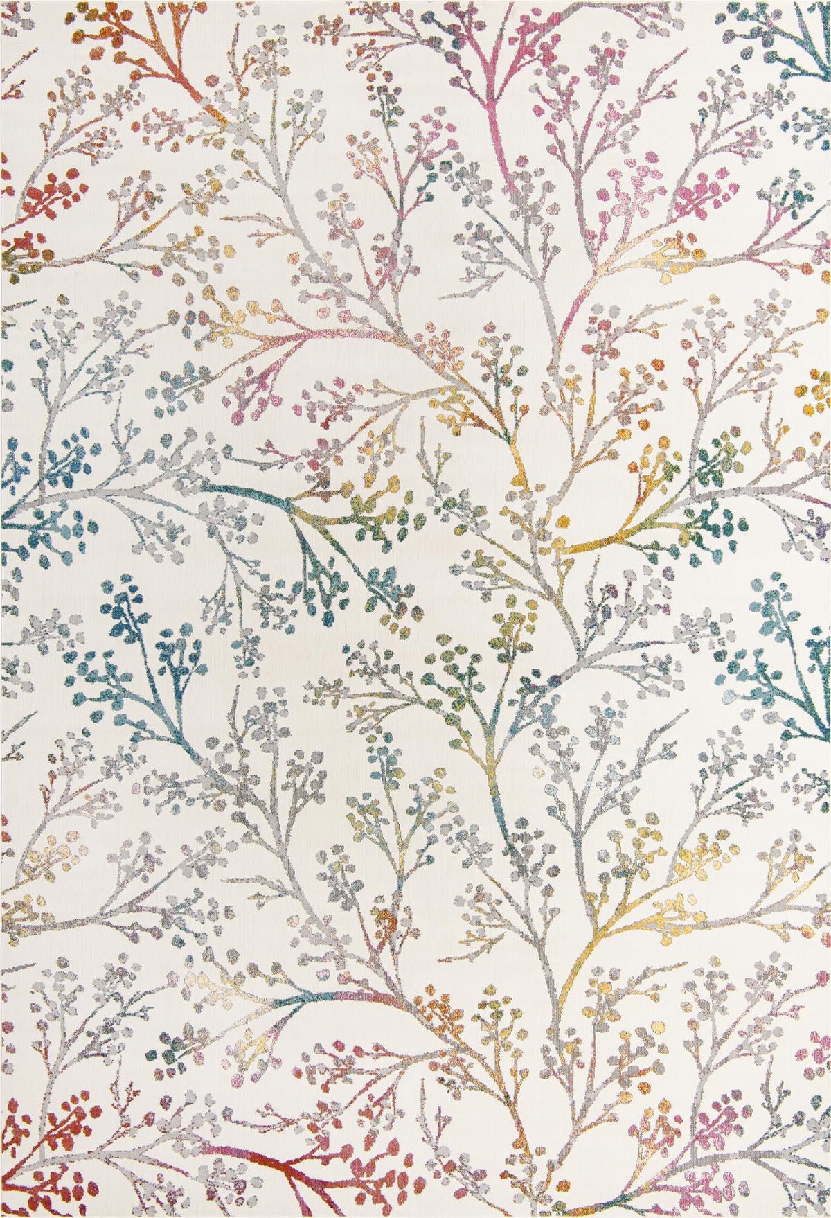 Meadow Breeze Collection Area Rug -  Sunbeam Rectangle Ivory  lifestyle 3