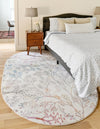 Meadow Breeze Collection Area Rug -  Sunbeam Oval Ivory  lifestyle 31
