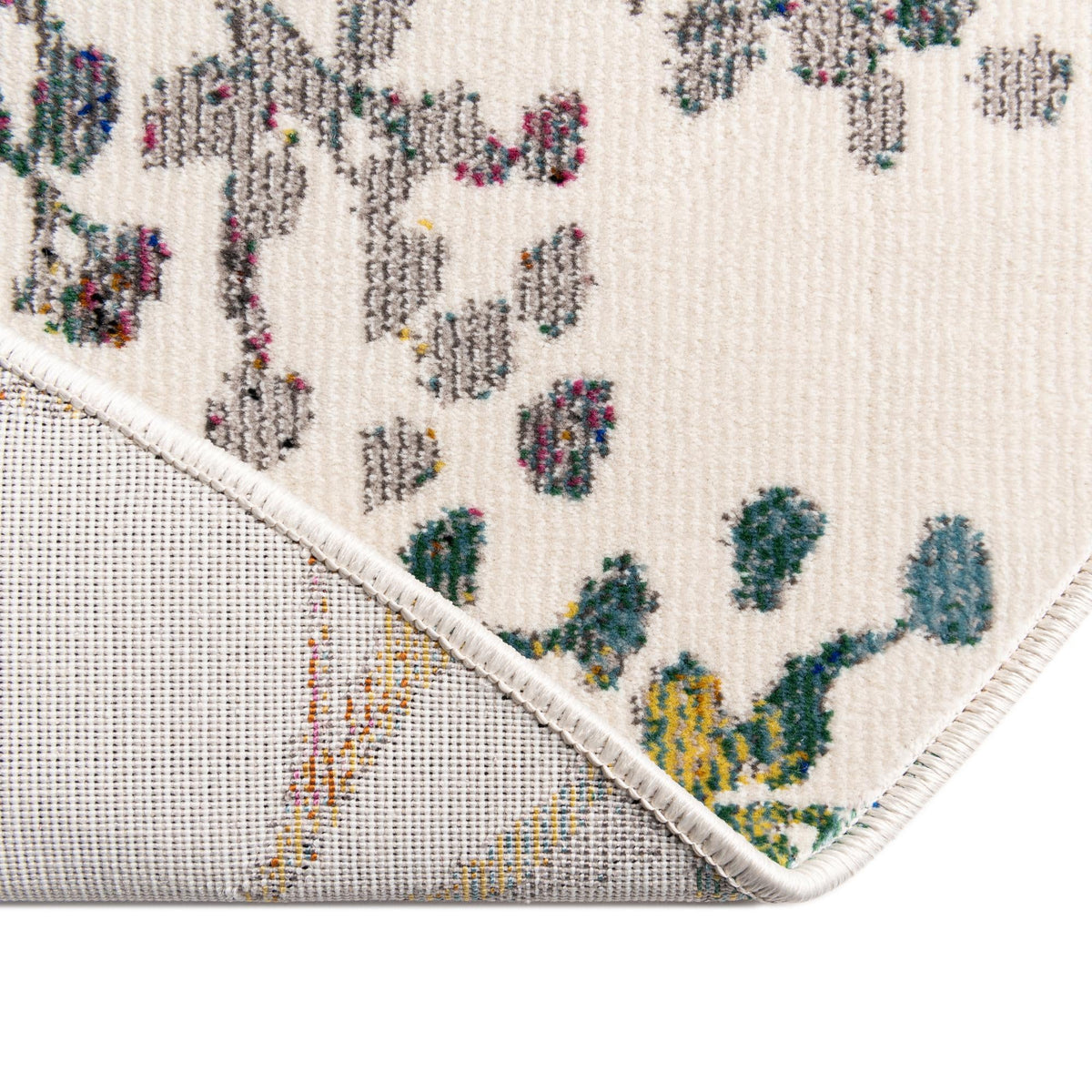 Meadow Breeze Collection Area Rug -  Sunbeam Oval Ivory  lifestyle 80