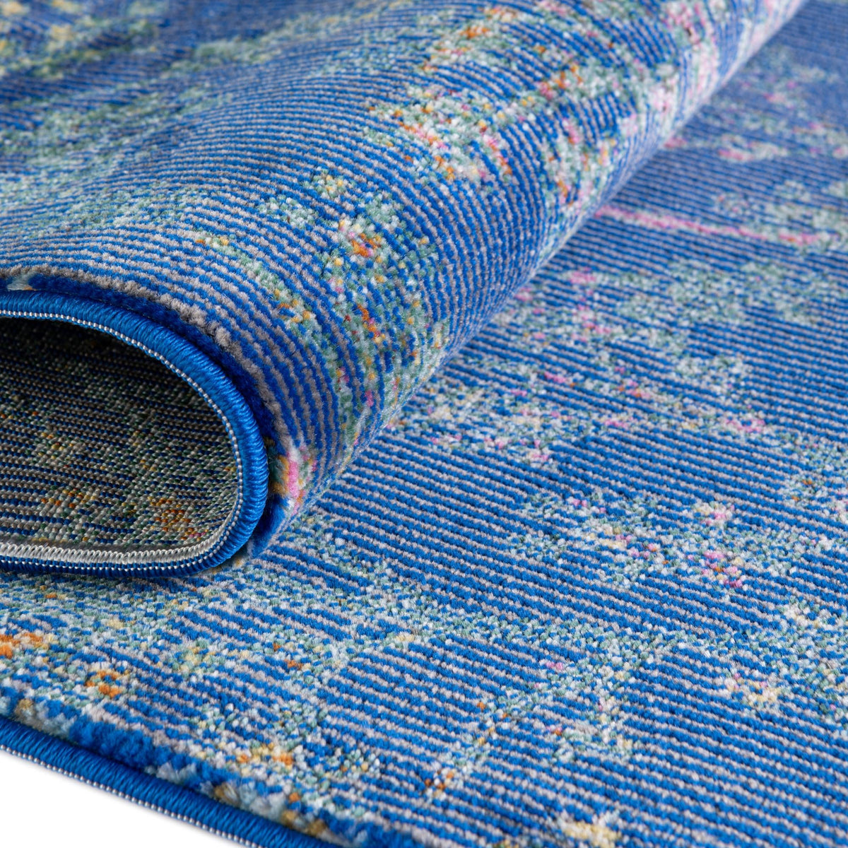 Meadow Breeze Collection Area Rug -  Sunbeam Rectangle Blue  lifestyle 10