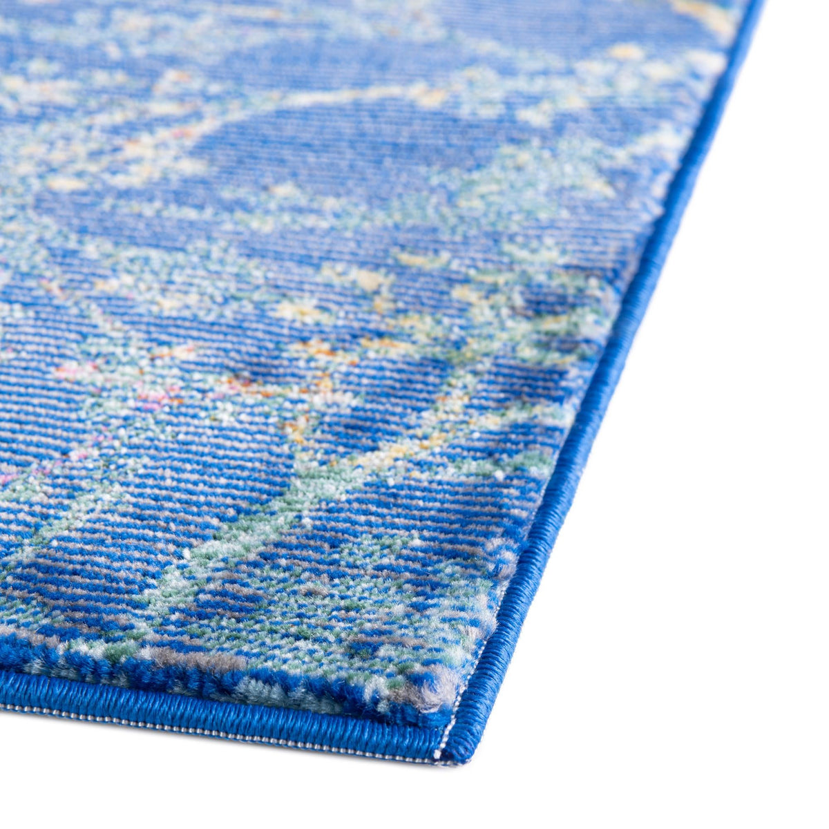 Meadow Breeze Collection Area Rug -  Sunbeam Rectangle Blue  lifestyle 12
