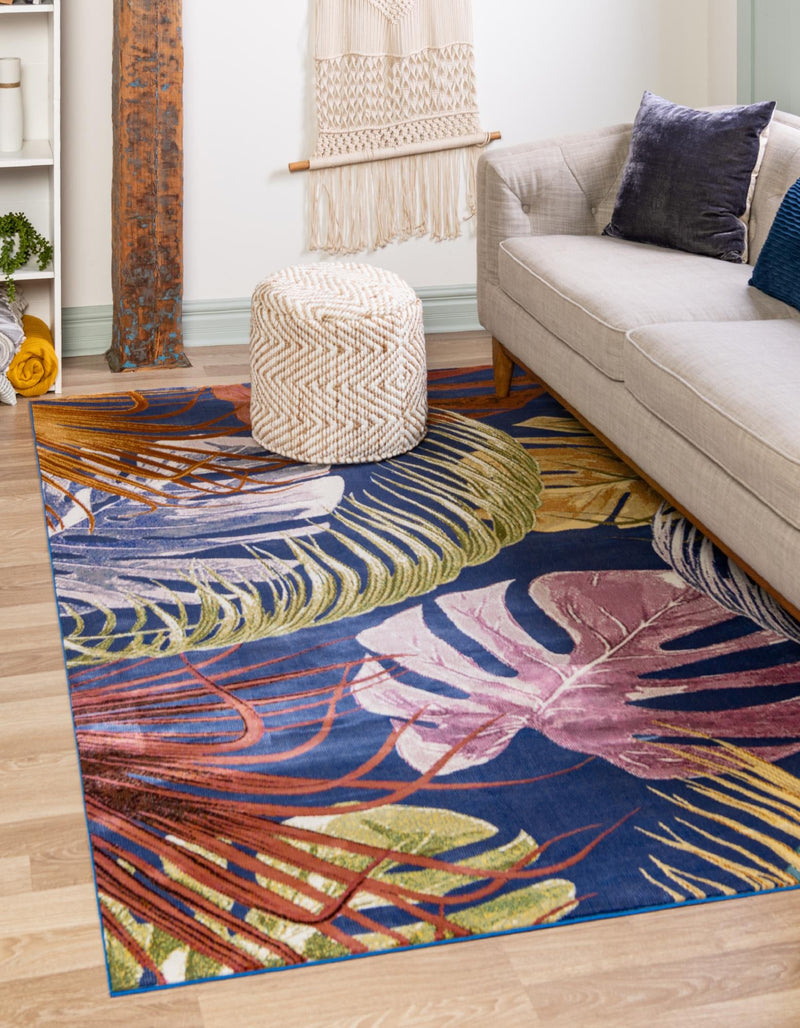 Meadow Breeze Collection Area Rug -  Clover Rectangle Multi  lifestyle 4
