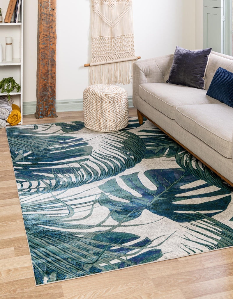 Meadow Breeze Collection Area Rug -  Clover Rectangle Ivory  lifestyle 5
