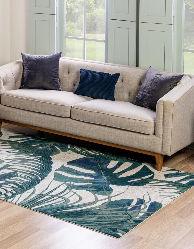 Meadow Breeze Collection Area Rug -  Clover Rectangle Ivory  lifestyle 8