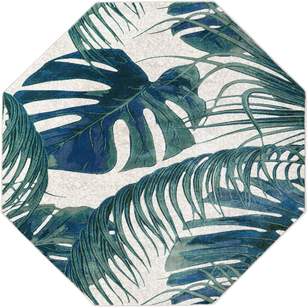Meadow Breeze Collection Area Rug -  Clover Octagon Ivory  lifestyle 32