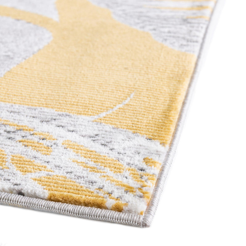 Meadow Breeze Collection Area Rug -  Clover Rectangle Yellow  lifestyle 18