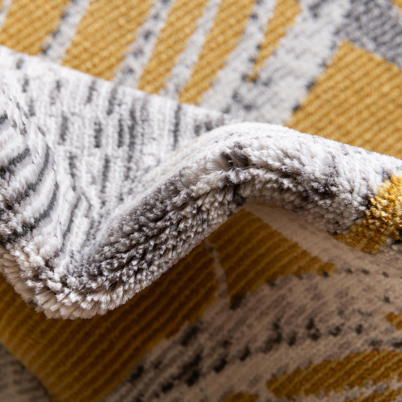 Meadow Breeze Collection Area Rug -  Clover Rectangle Yellow  lifestyle 21