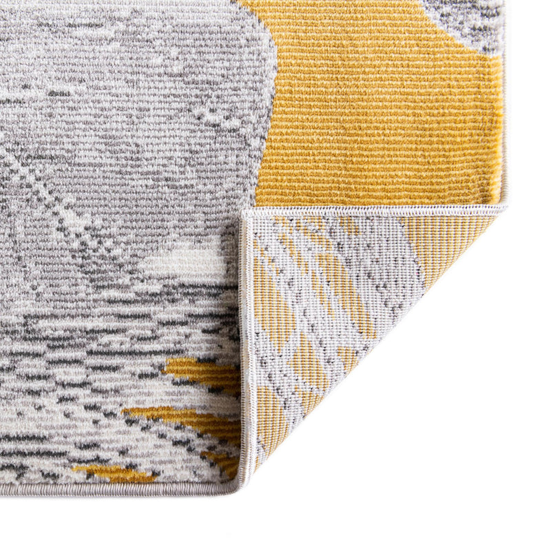 Meadow Breeze Collection Area Rug -  Clover Rectangle Yellow  lifestyle 24