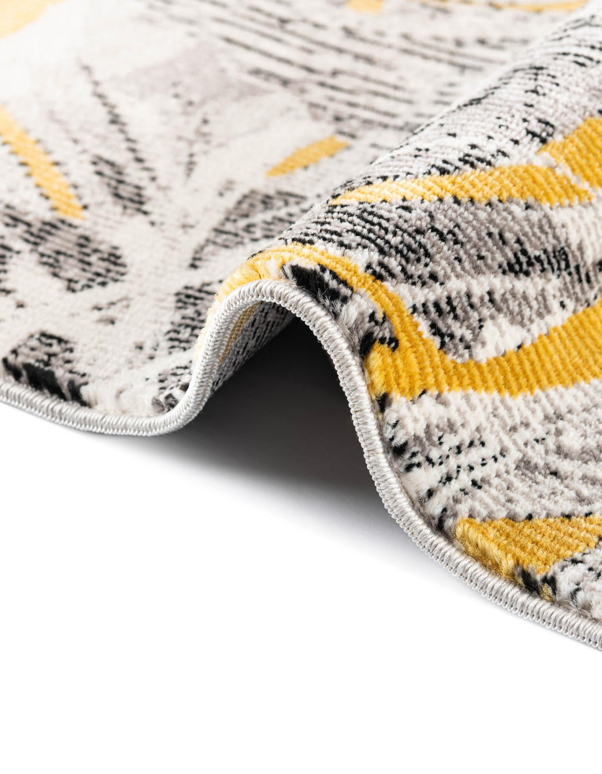 Meadow Breeze Collection Area Rug -  Clover Octagon Yellow  lifestyle 70