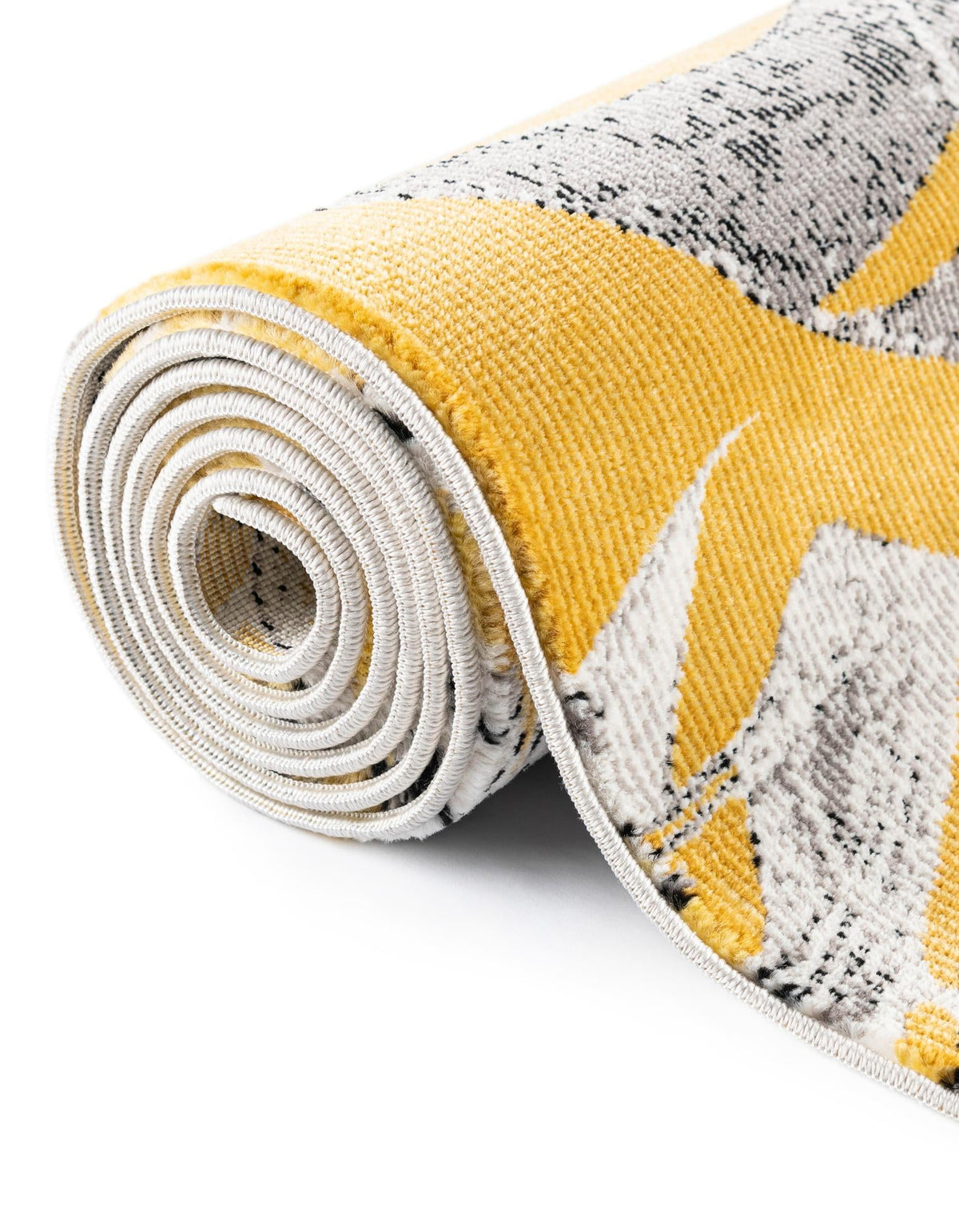 Meadow Breeze Collection Area Rug -  Clover Octagon Yellow  lifestyle 72