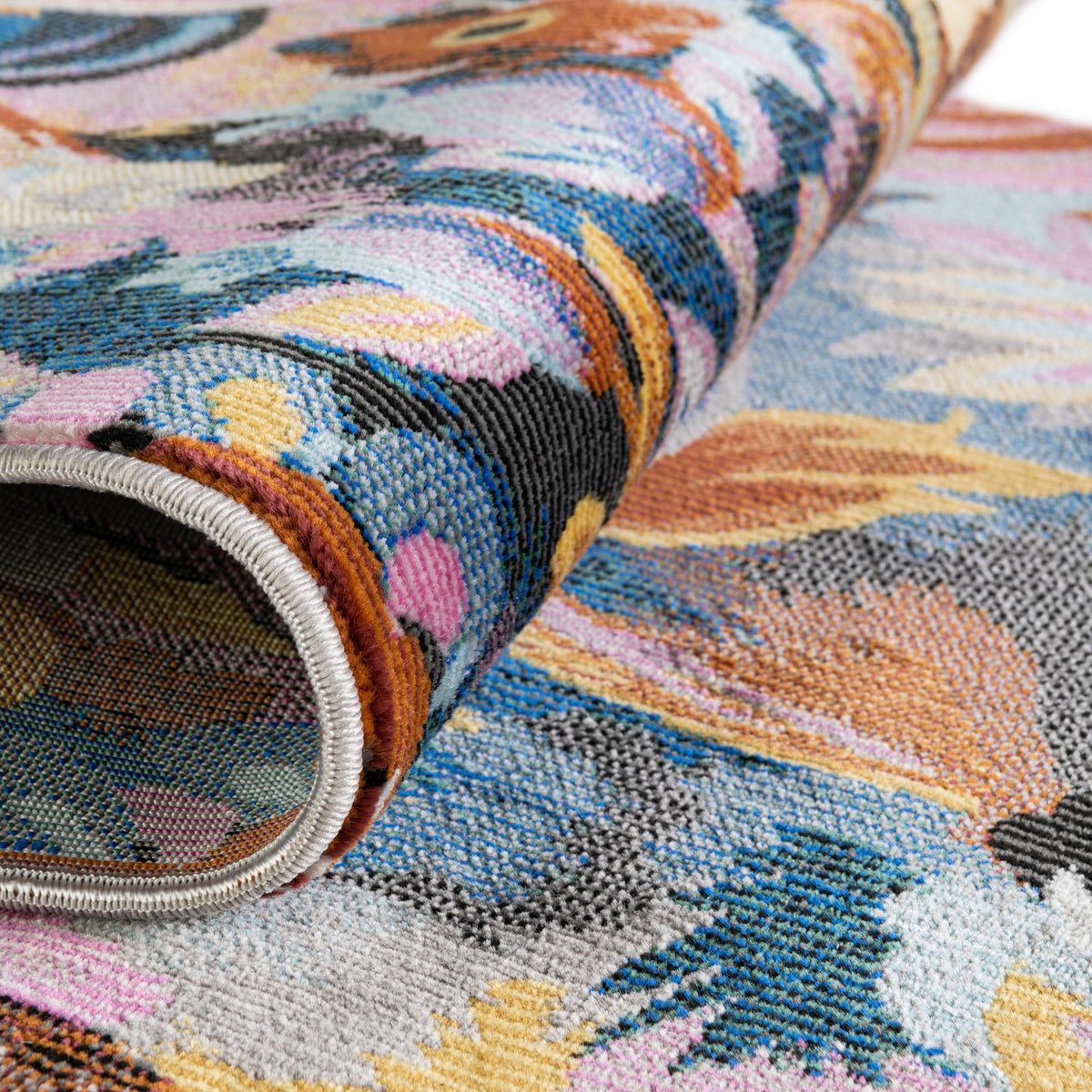 Meadow Breeze Collection Area Rug -  Daffodil Rectangle Multi  lifestyle 5