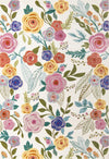 Meadow Breeze Collection Area Rug -  Petal Rectangle Ivory  lifestyle 3