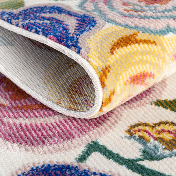 Meadow Breeze Collection Area Rug -  Petal Rectangle Ivory  lifestyle 10