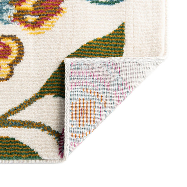 Meadow Breeze Collection Area Rug -  Petal Rectangle Ivory  lifestyle 16