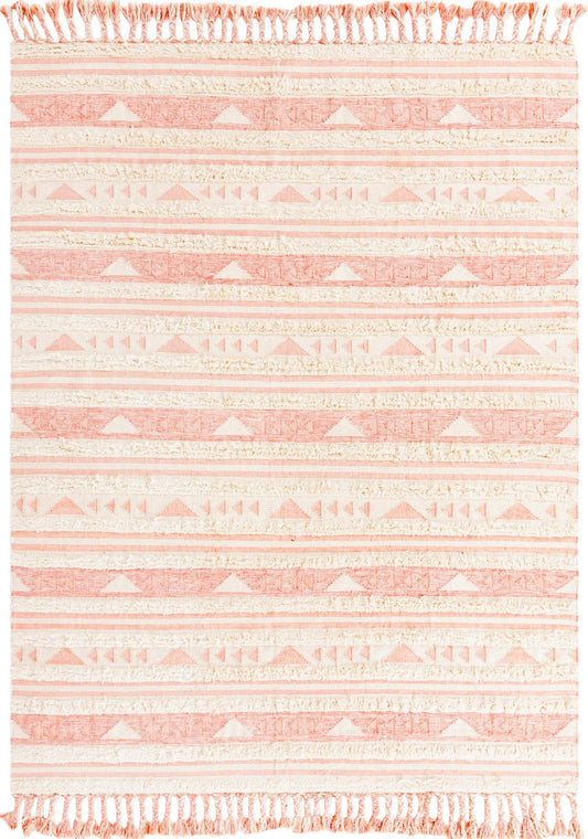 Sonoran Collection Area Rug - Montezuma Rectangle Baby Pink Main