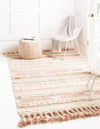 Sonoran Collection Area Rug - Montezuma Rectangle Baby Pink  lifestyle 2
