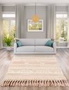 Sonoran Collection Area Rug - Montezuma Rectangle Baby Pink  lifestyle 17