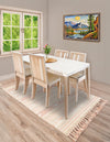 Sonoran Collection Area Rug - Montezuma Rectangle Baby Pink  lifestyle 32