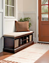 Sonoran Collection Area Rug - Montezuma Runner Baby Pink  lifestyle 122