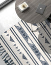 Sonoran Collection Area Rug - Montezuma Rectangle Navy Blue  lifestyle 13