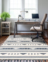 Sonoran Collection Area Rug - Montezuma Rectangle Navy Blue  lifestyle 33