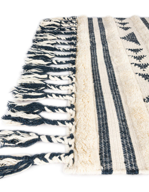 Sonoran Collection Area Rug - Montezuma Rectangle Navy Blue  lifestyle 64