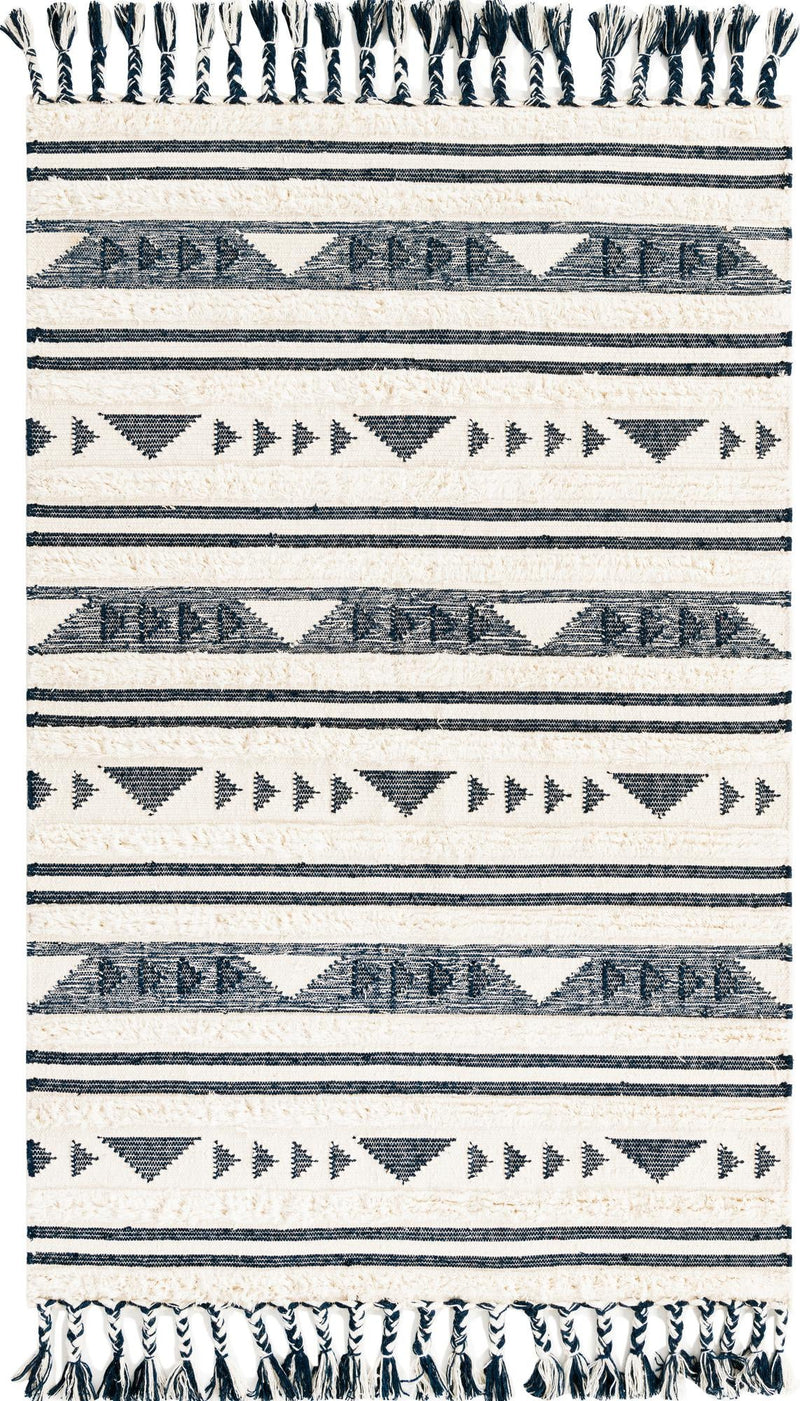 Sonoran Collection Area Rug - Montezuma Rectangle Navy Blue  lifestyle 3