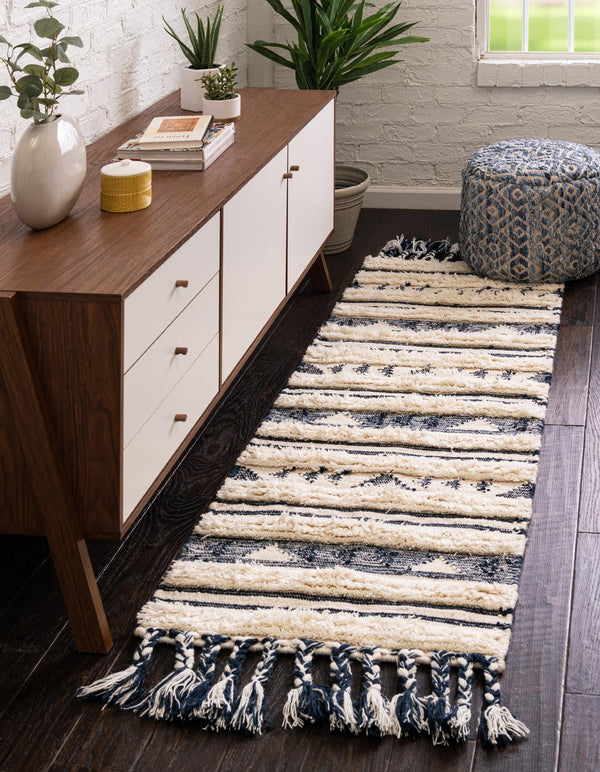 Sonoran Collection Area Rug - Montezuma Runner Navy Blue  lifestyle 104