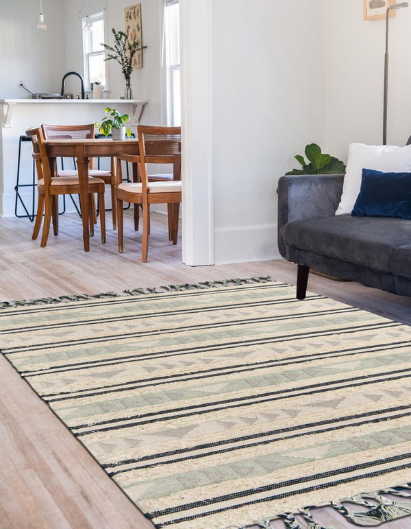 Sonoran Collection Area Rug - Montezuma Rectangle Aquamarine  lifestyle 9