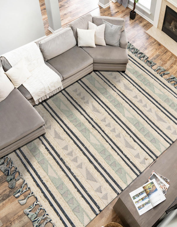 Sonoran Collection Area Rug - Montezuma Rectangle Aquamarine  lifestyle 39