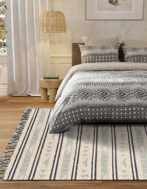 Sonoran Collection Area Rug - Montezuma Rectangle Aquamarine  lifestyle 49