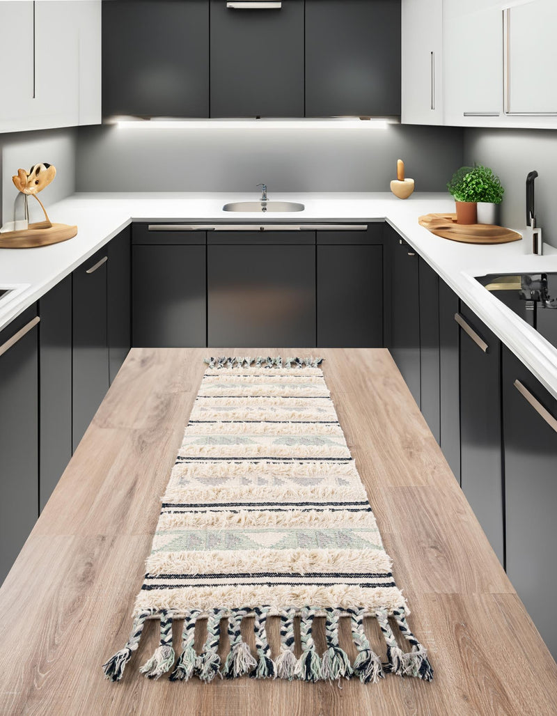 Sonoran Collection Area Rug - Montezuma Runner Aquamarine  lifestyle 121