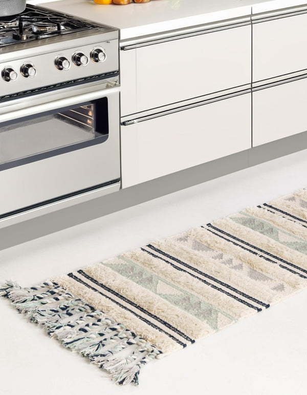 Sonoran Collection Area Rug - Montezuma Runner Aquamarine  lifestyle 136