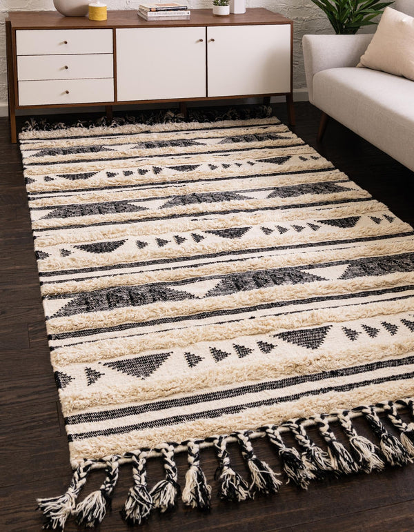 Sonoran Collection Area Rug - Montezuma Rectangle Charcoal  lifestyle 6