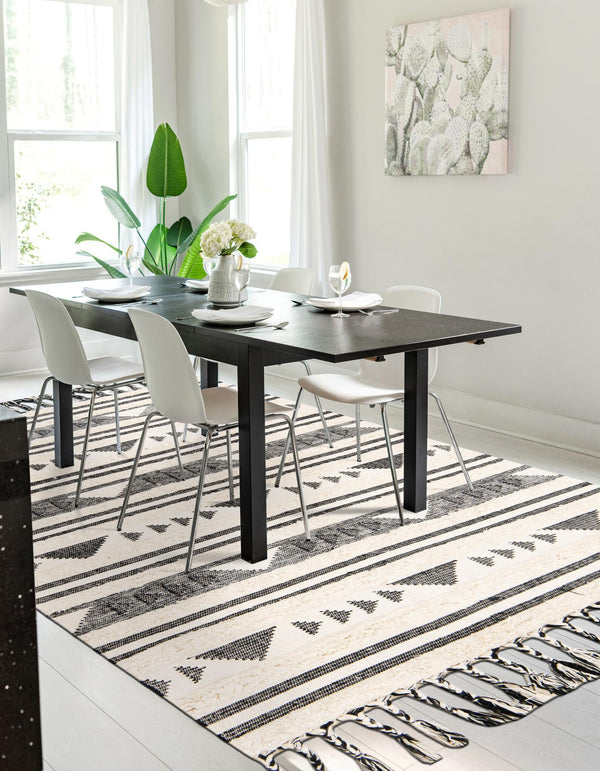 Sonoran Collection Area Rug - Montezuma Rectangle Charcoal  lifestyle 51
