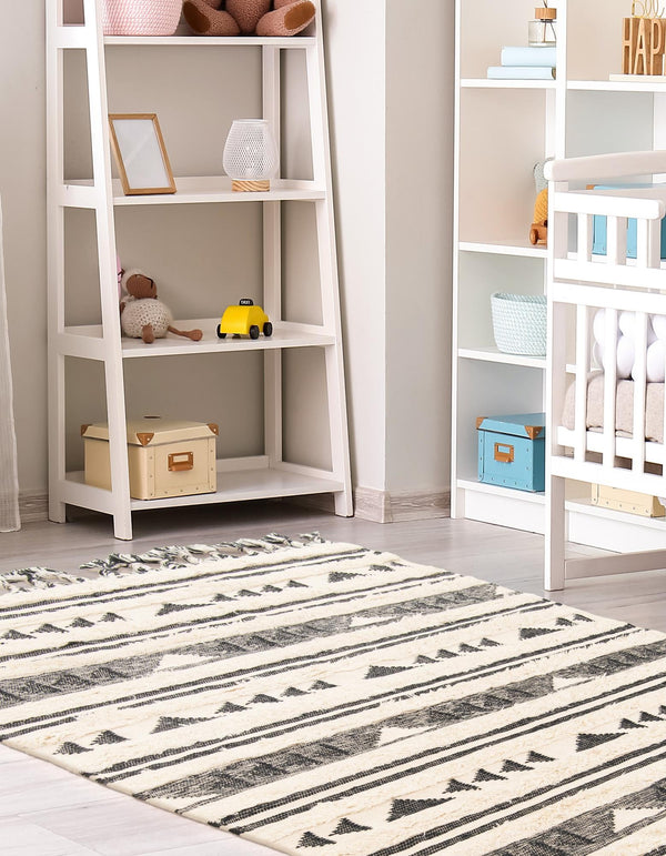 Sonoran Collection Area Rug - Montezuma Rectangle Charcoal  lifestyle 52