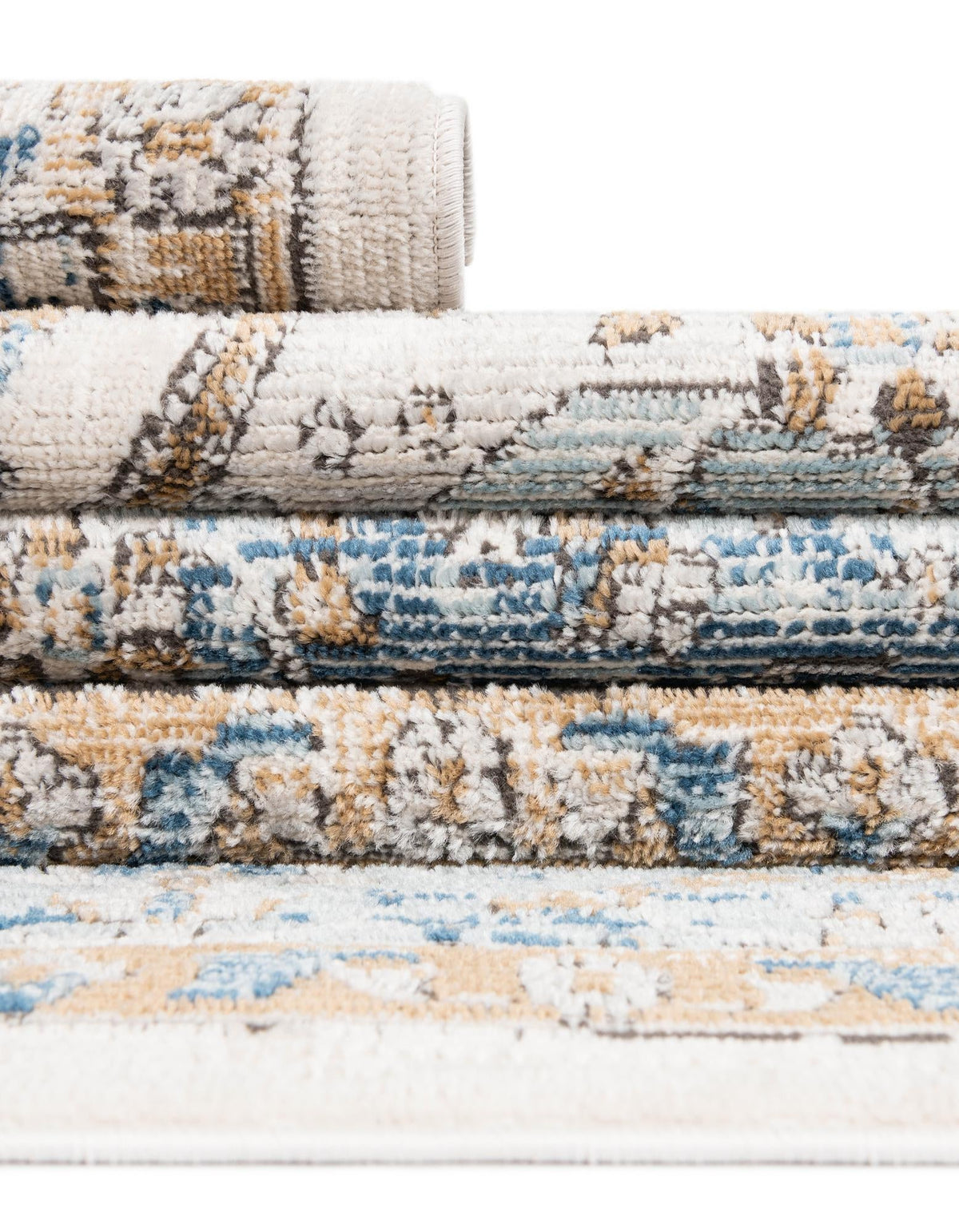Mykonos Manor Collection Area Rug - Delos Rectangle Blue  lifestyle 26