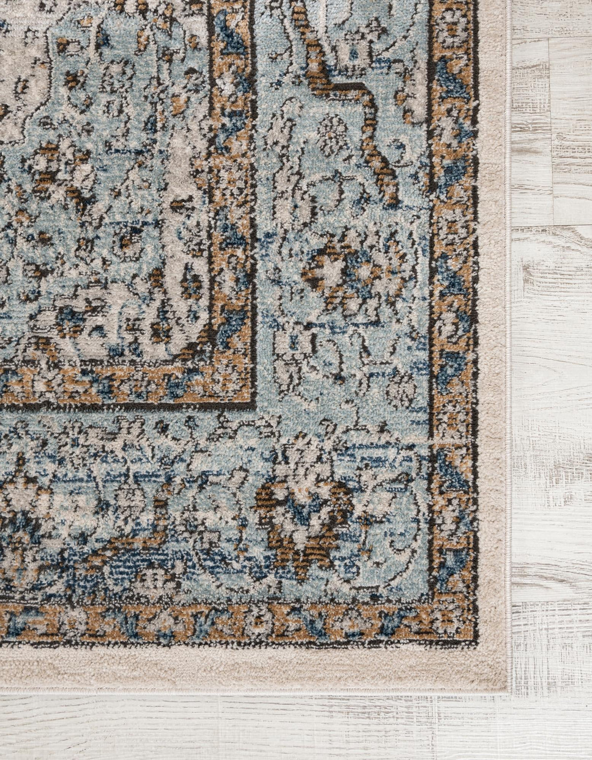 Mykonos Manor Collection Area Rug - Delos Octagon Blue  lifestyle 49