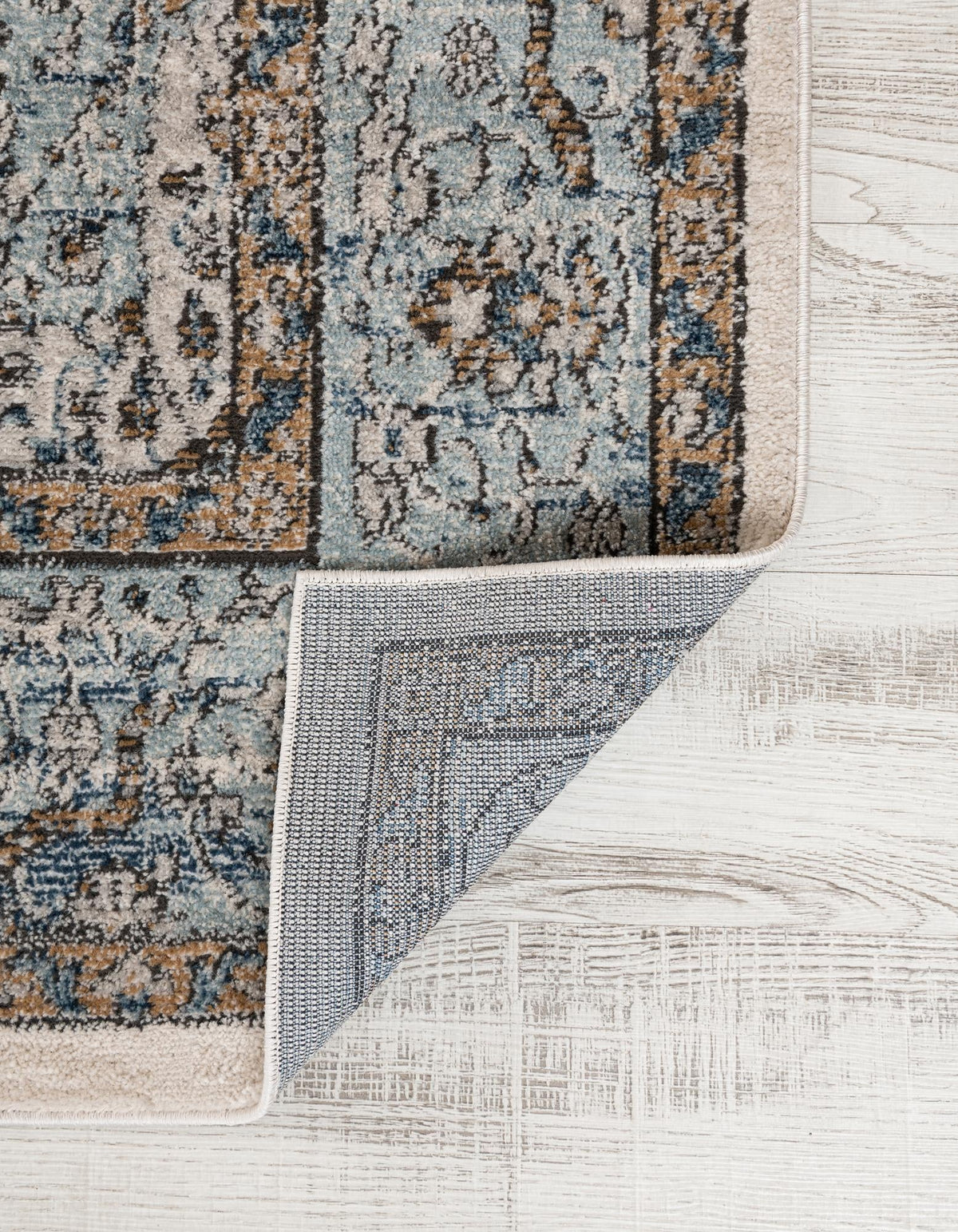Mykonos Manor Collection Area Rug - Delos Octagon Blue  lifestyle 50