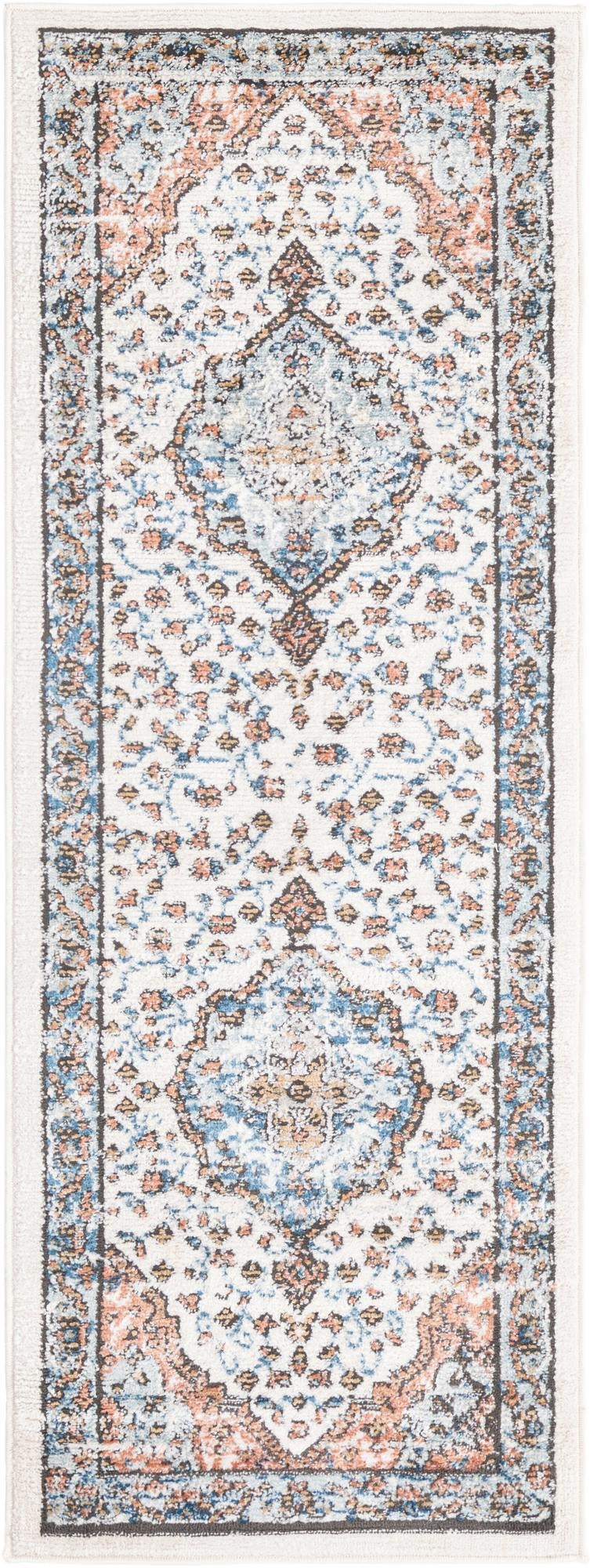Mykonos Manor Collection Area Rug - Delos Runner Ivory  lifestyle 83