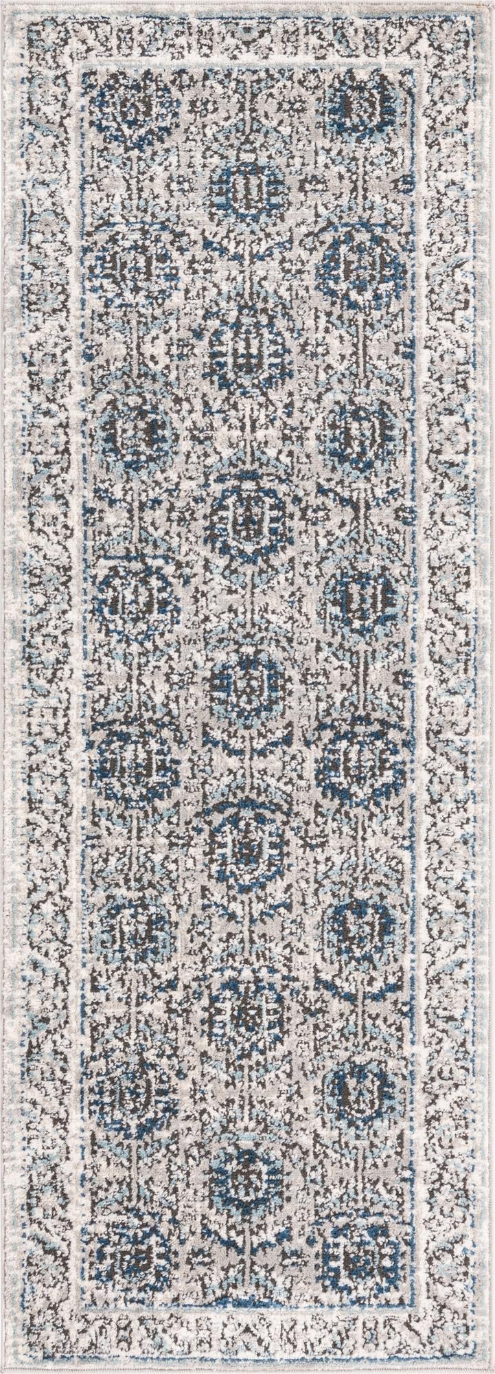 Mykonos Manor Collection Area Rug -  Paros Runner Gray  lifestyle 80