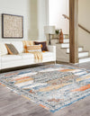 Mykonos Manor Collection Area Rug -  Tinos (Multi) Square Multi  lifestyle 20