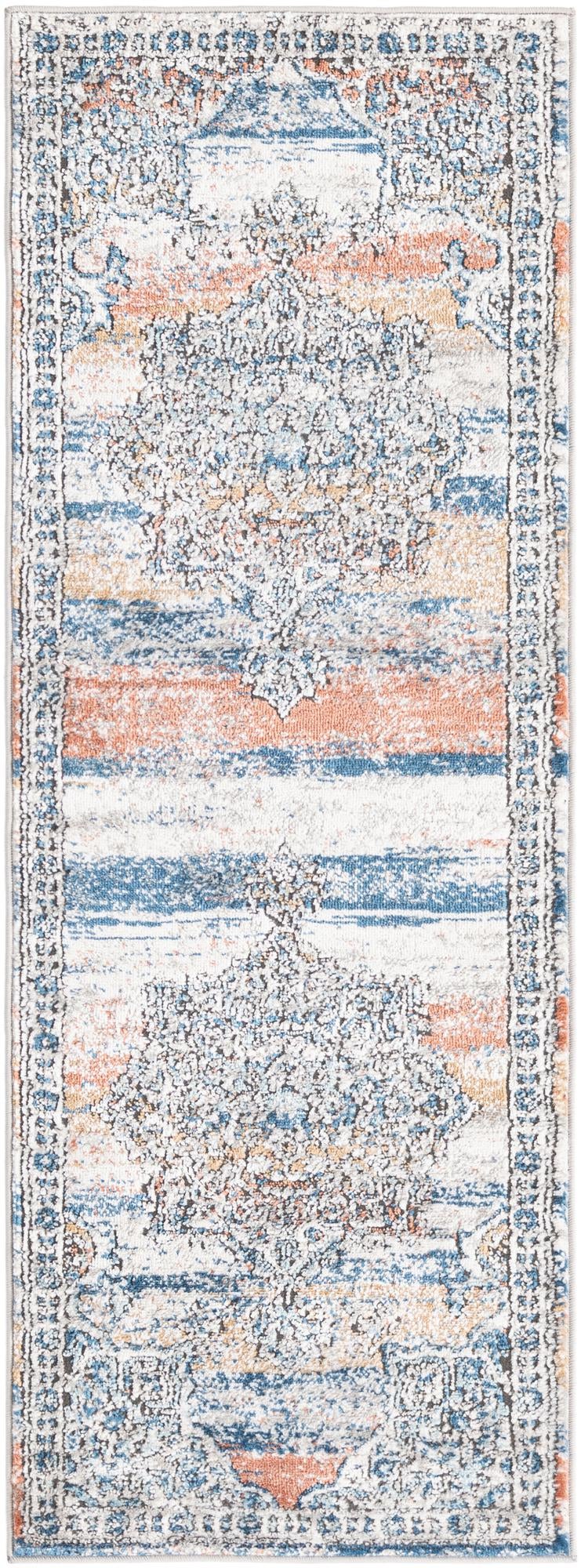 Mykonos Manor Collection Area Rug -  Tinos (Multi) Runner Multi  lifestyle 13